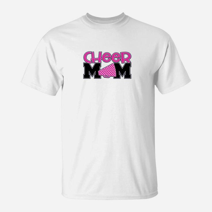 Pink Cheer Mom Cheerleading Mother T-Shirt