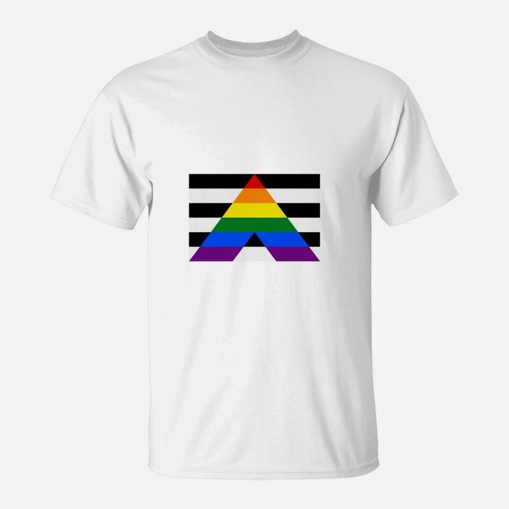 Pride Flag Straight Ally Pride Flag T-Shirt