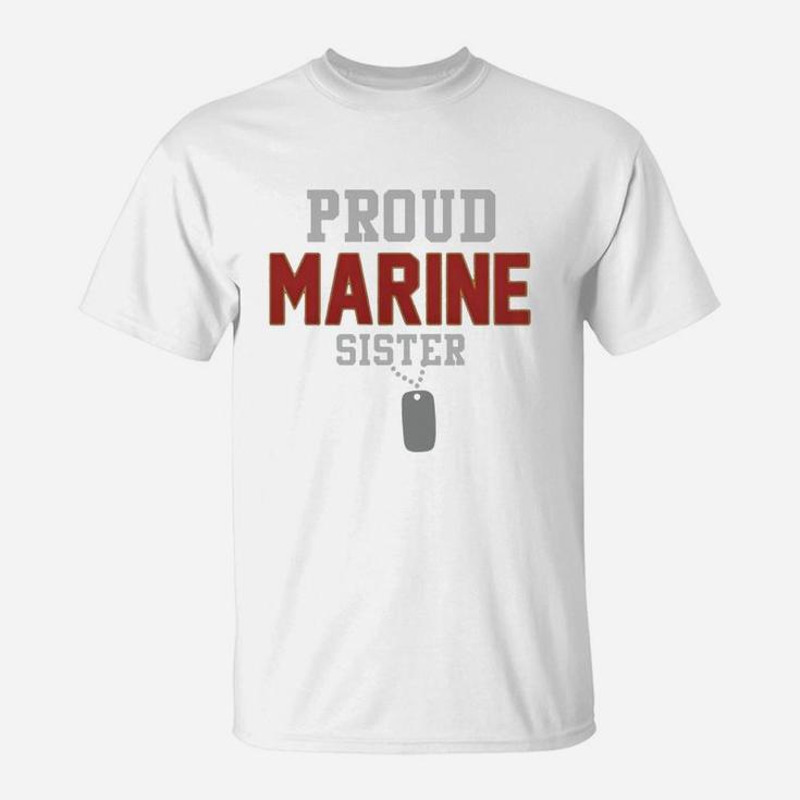 Proud Marine Sister T-Shirt