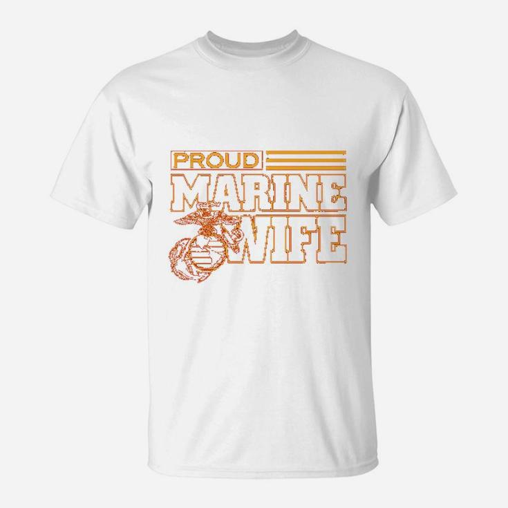 Proud Marine Wife T-Shirt