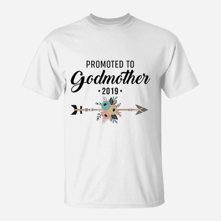 Proud Promoted To Godmother 2019 T-Shirt