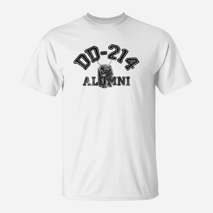 Proud Veteran Dd214 Alumni Dog Tag For Vets T-Shirt