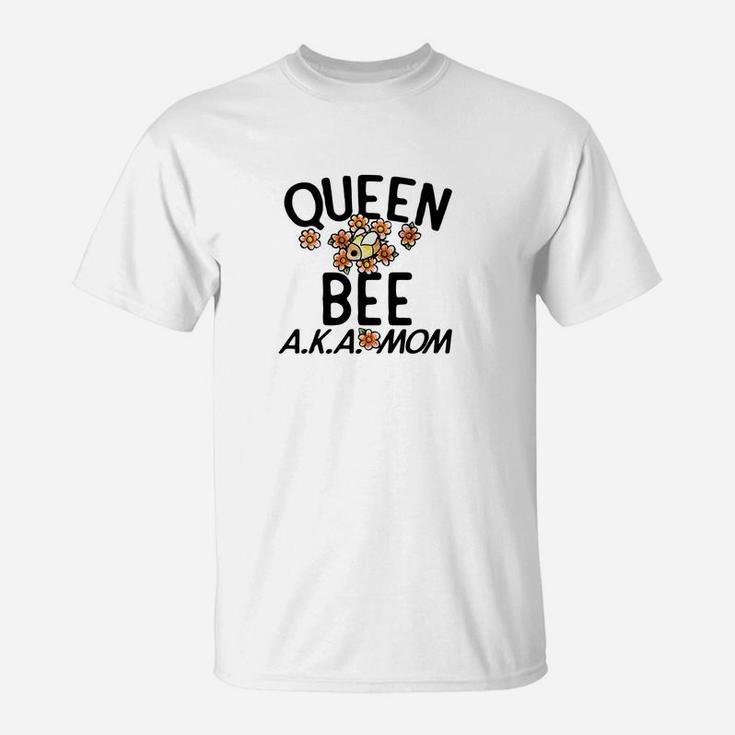 Queen Bee Aka Mom Fun Beekeepers Mothers Day Queen T-Shirt