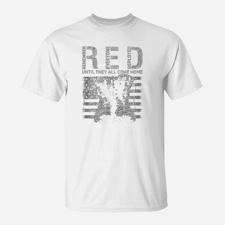 Remember Everyone Deployed Red Friday Military T-Shirt