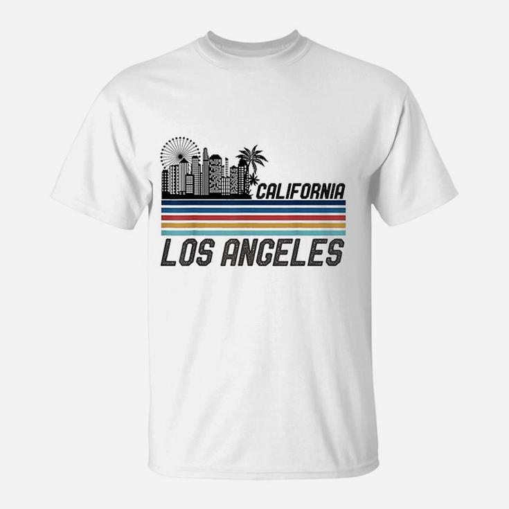 Retro Los Angeles Skyline Vintage 70s Los Angeles T-Shirt
