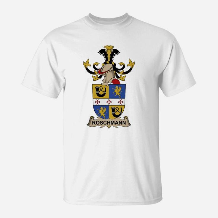 Roschmann Family Crest Austrian Family Crests T-Shirt