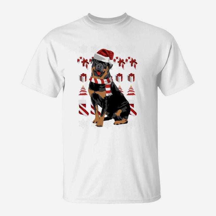 Rottweiler Weihnachtspulli T-Shirt