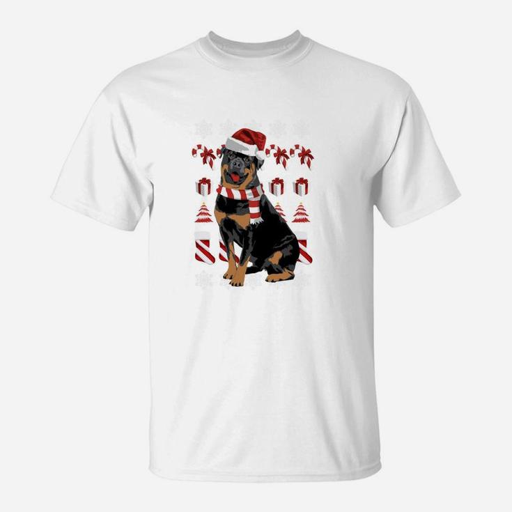 Rottweiler Weihnachtspulli T-Shirt