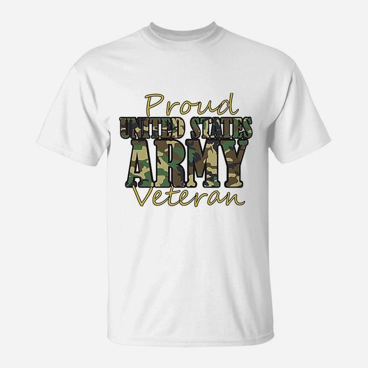 Royal Prints Proud United States Army Veteran Military T-Shirt