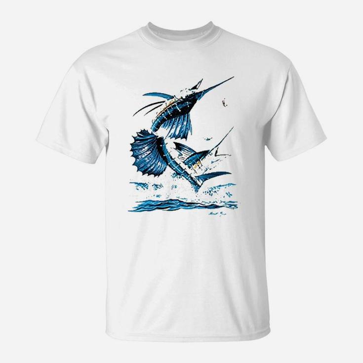 Sailfish Deep Sea Fishing Salt Water Fish T-Shirt