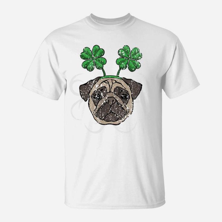 Saint Patricks Day Pug St Patricks Day T-Shirt