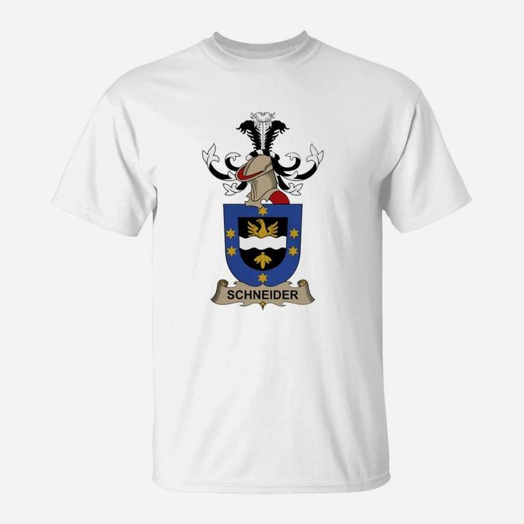 Schneider Coat Of Arms Austrian Family Crests Austrian Family Crests T-Shirt