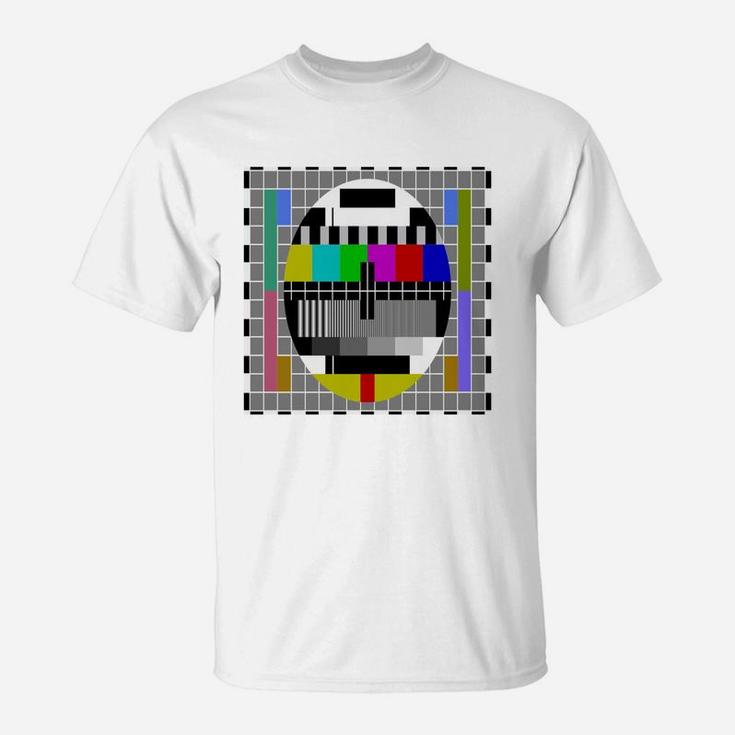 Sheldon Tv Test Pattern Purple T-shirt T-Shirt