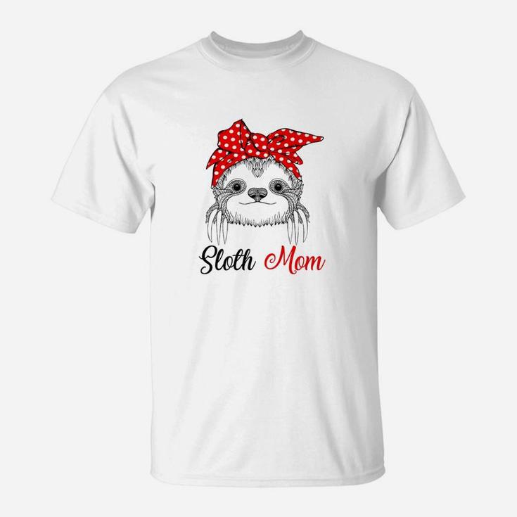 Sloth Mom New Sloth For Women And Girl T-Shirt