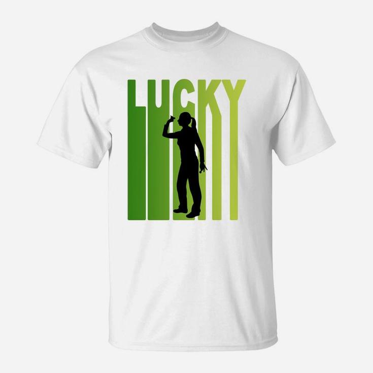 St Patricks Day Lucky Darts Funny Sport Lovers Gift T-Shirt