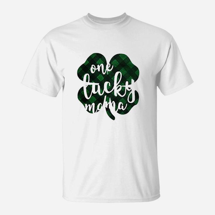 St Patricks Day One Lucky Mama Mothers Day Gift T-Shirt