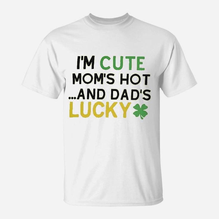 St Patricks Day Onesie Outfit Dads Lucky T-Shirt
