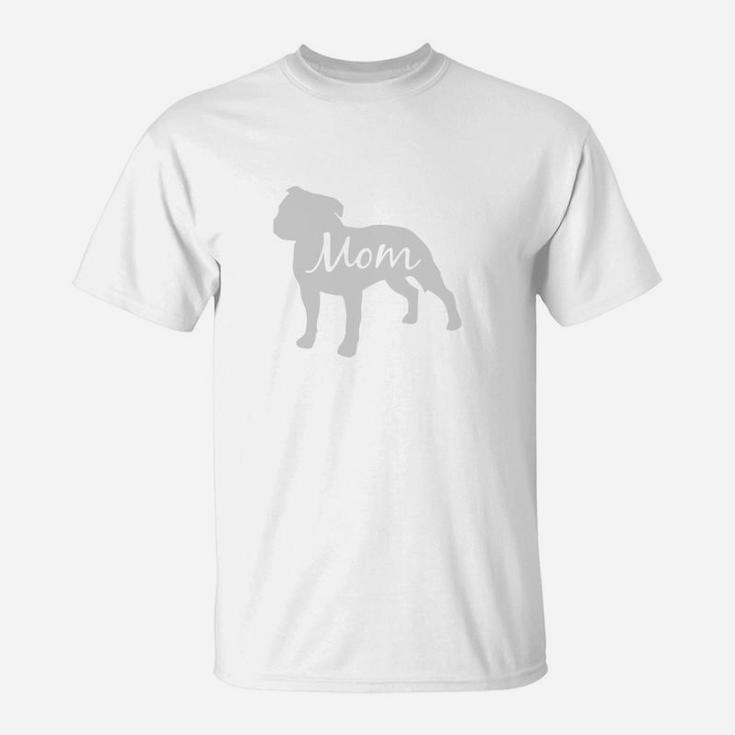 Staffordshire Bull Terrier Dog Mom Mother S Day T-Shirt