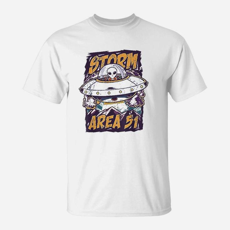 Storm Area 51 They Cant Stop Us All Ufo Roswell Alien T-Shirt