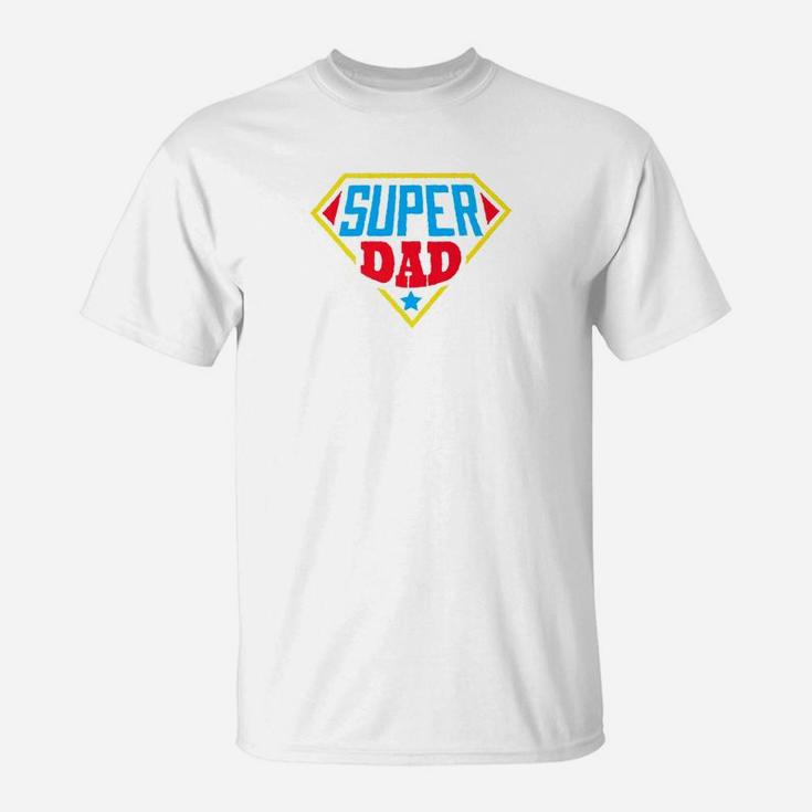 Super Dad Fathers Day Funny Gifts For Dad T-Shirt