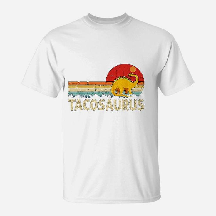 Tacosaurus Shirt Vintage Cinco De Mayo Gift Taco Dinosaur T-Shirt