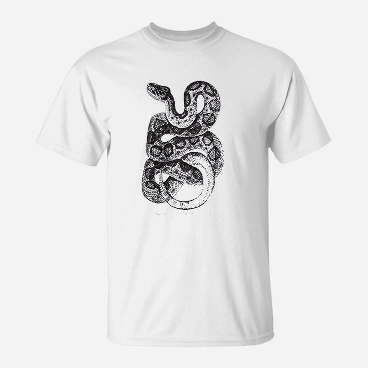 Texas Danger Noodle | Vintage Rattlesnake Biology Art Funny Snake T-Shirt