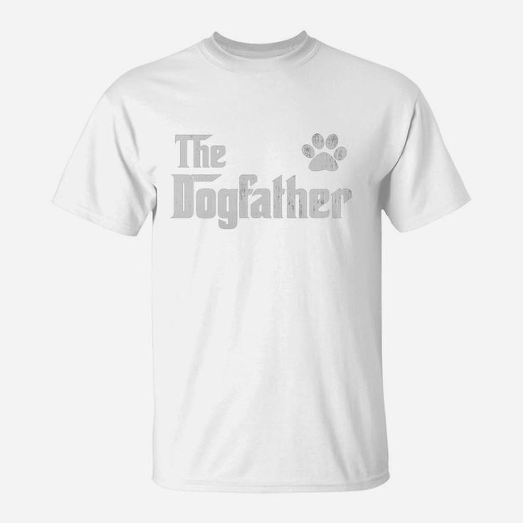 The Dogfather Shirt Dog Dad Fathers Day Dog Lover Gift Shirt T-Shirt
