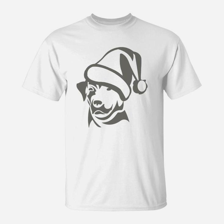 The Labrador Retriever Hat Santa Claus Christmas Shirt T-Shirt