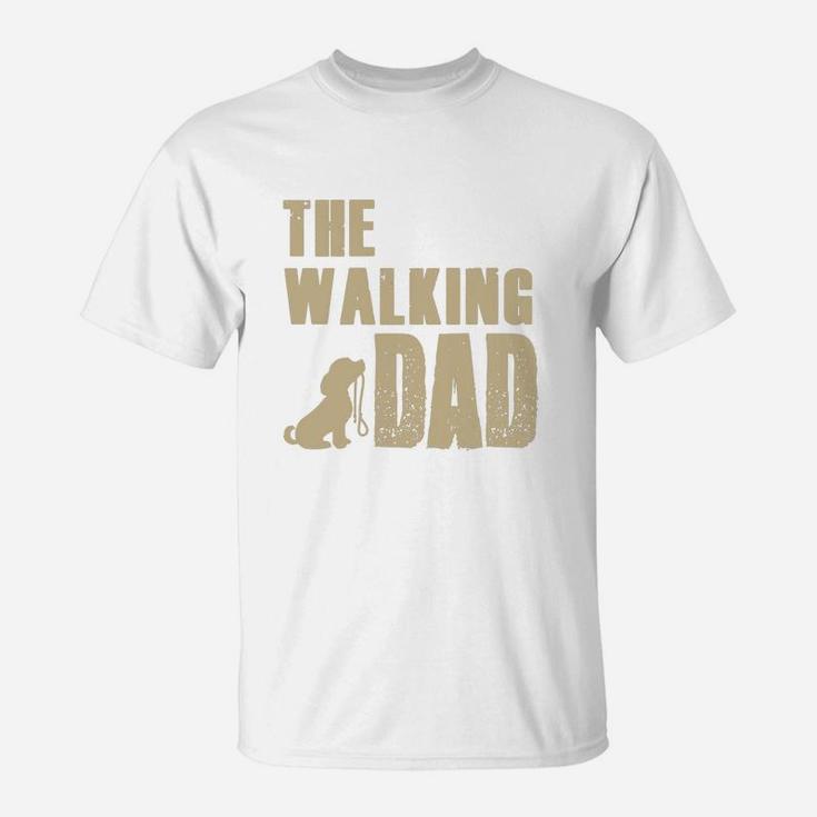 The Walking Dog Dad Funny T-Shirt