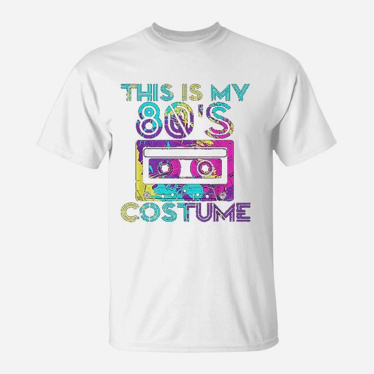 This Is My 80s Costume 80's Party Cassette Tape T-Shirt