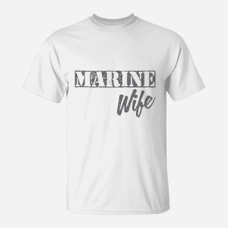 Thread Tank Marine Wife T-Shirt