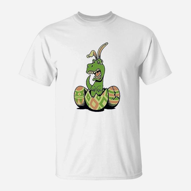 Trex Bunny Easter Egg Funny Gift For Easter T-Shirt