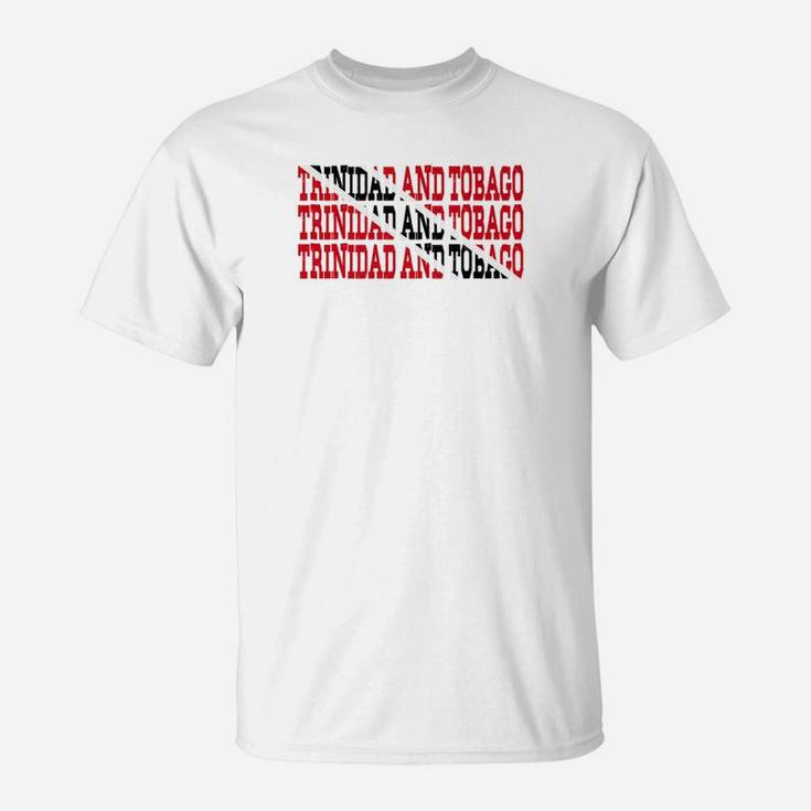 Trinidad And Tobago Trinidadian Flag Sports Lovers T-Shirt
