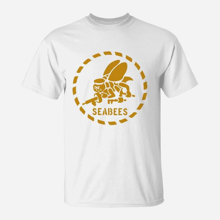 Us Navy Original Seabees T-Shirt - Seseable