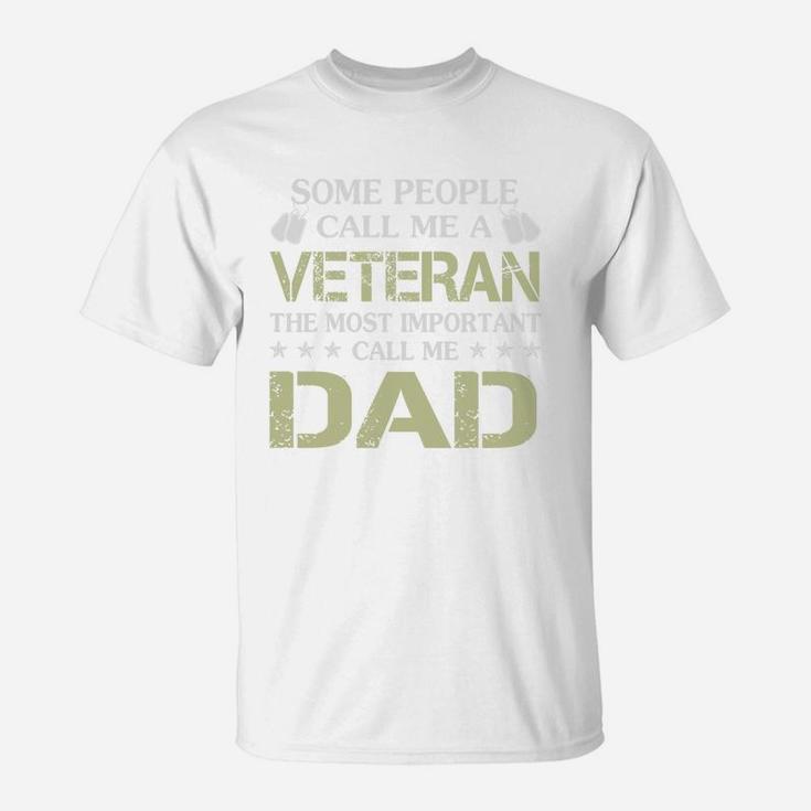 Veteran Dad Shirt T-Shirt