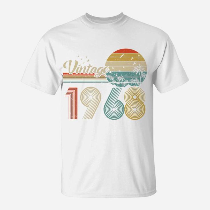 51st Birthday Vintage 1968 T-Shirt Men Women