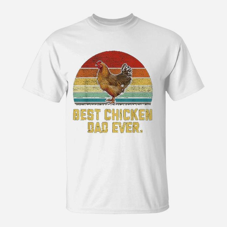 Vintage Best Chicken Dad Ever T-Shirt