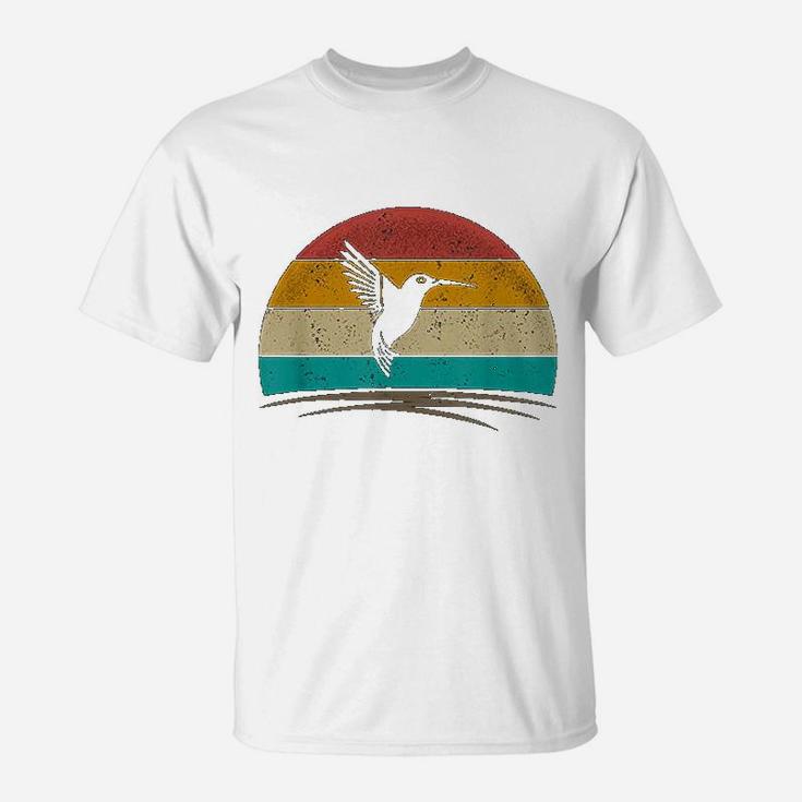 Vintage Hummingbird Retro Distressed Hummingbird T-Shirt