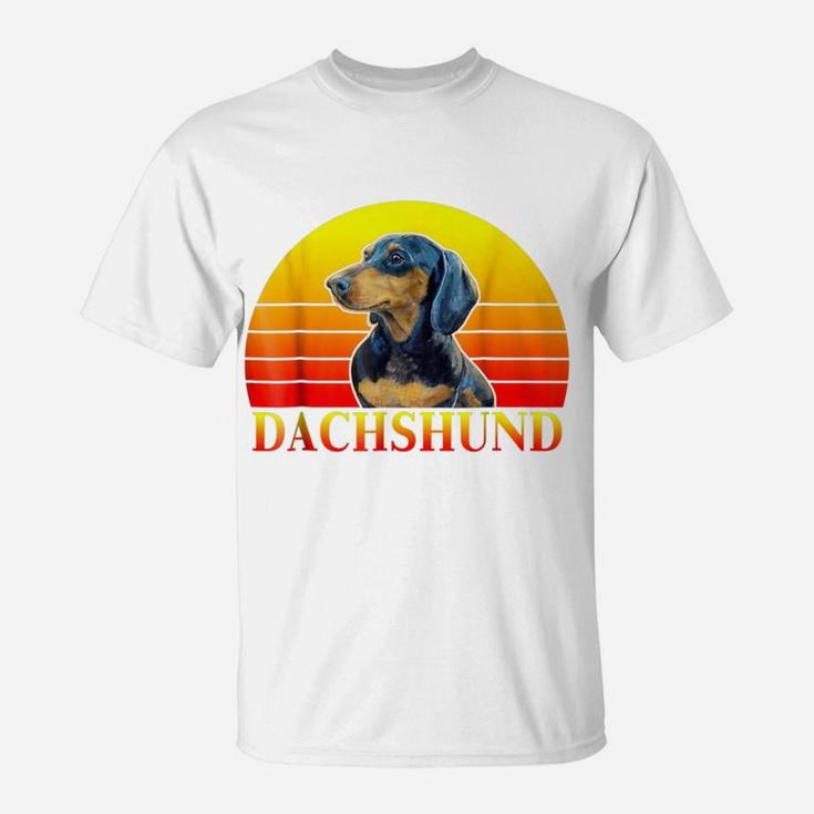 Vintage Retro Dachshund Funny Dachshund Dog T-Shirt