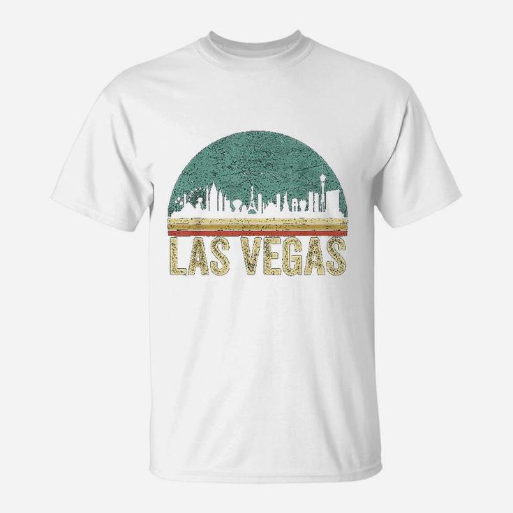 Vintage Retro Las Vegas Souvenir Skyline Las Vegas T-Shirt