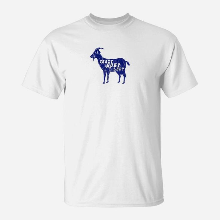 Crazy Goat Lady T-Shirt For Goat Moms