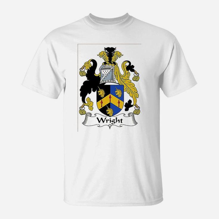 Wright Coat Of Arms Wright Family Crest T-Shirt