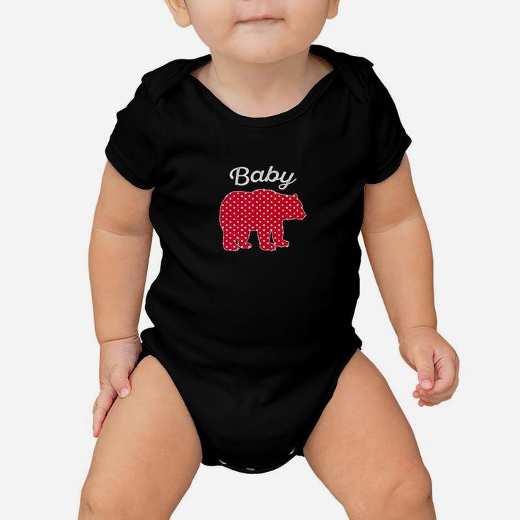 Baby Bear Red Matching Family Pajama Gift Baby Onesie