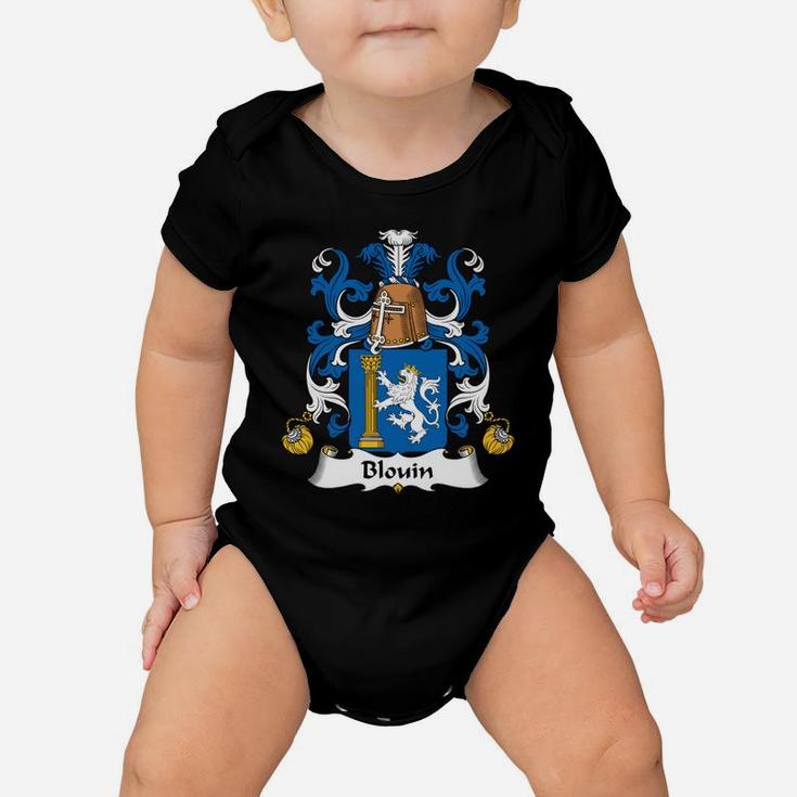 Blouin Family Crest French Family Crests Baby Onesie