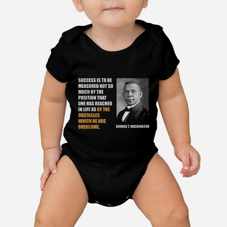 Booker T. Washington Quote Black History Month Baby Onesie