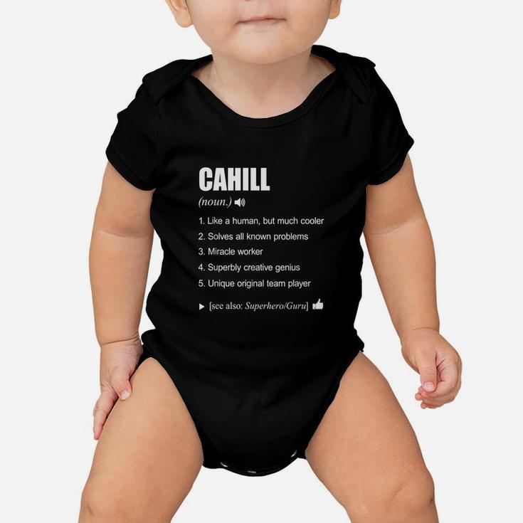 Cahill Name Definition Meaning Family Baby Onesie