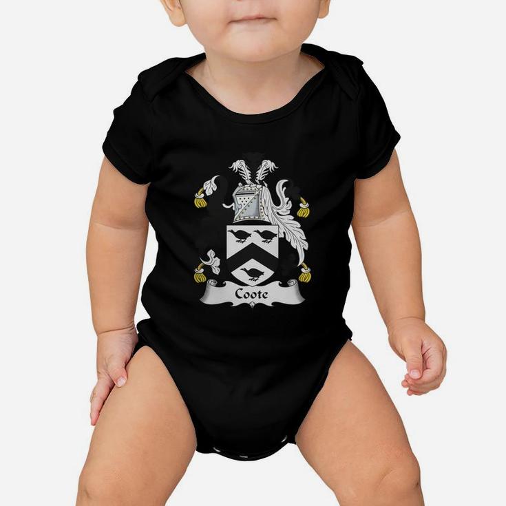 Coote Family Crest / Coat Of Arms British Family Crests Baby Onesie