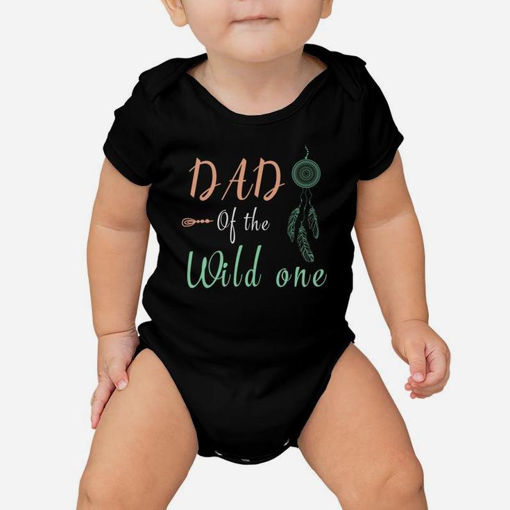 Funny Shirt Cute Dad Of The Wild One Thing 1st Birthday Baby Onesie