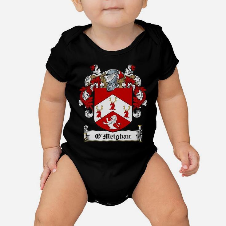 O'meighan Coat Of Arms Irish Family Crests Baby Onesie