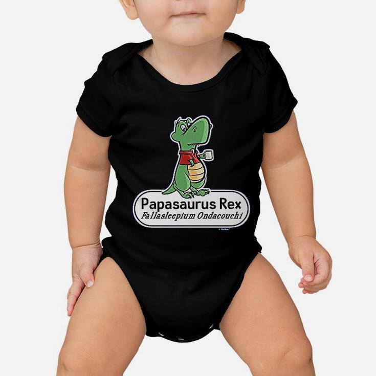 Papa Gifts Papasaurus Rex Funny Scientific Name Baby Onesie